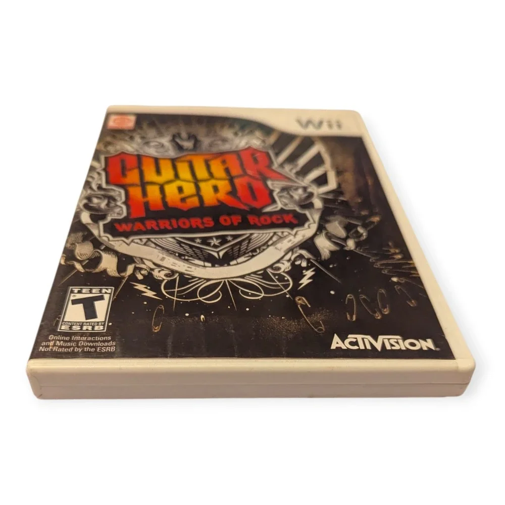 Guitar Hero Warriors of Rock Nintendo Wii Game Complete with Manual Activision